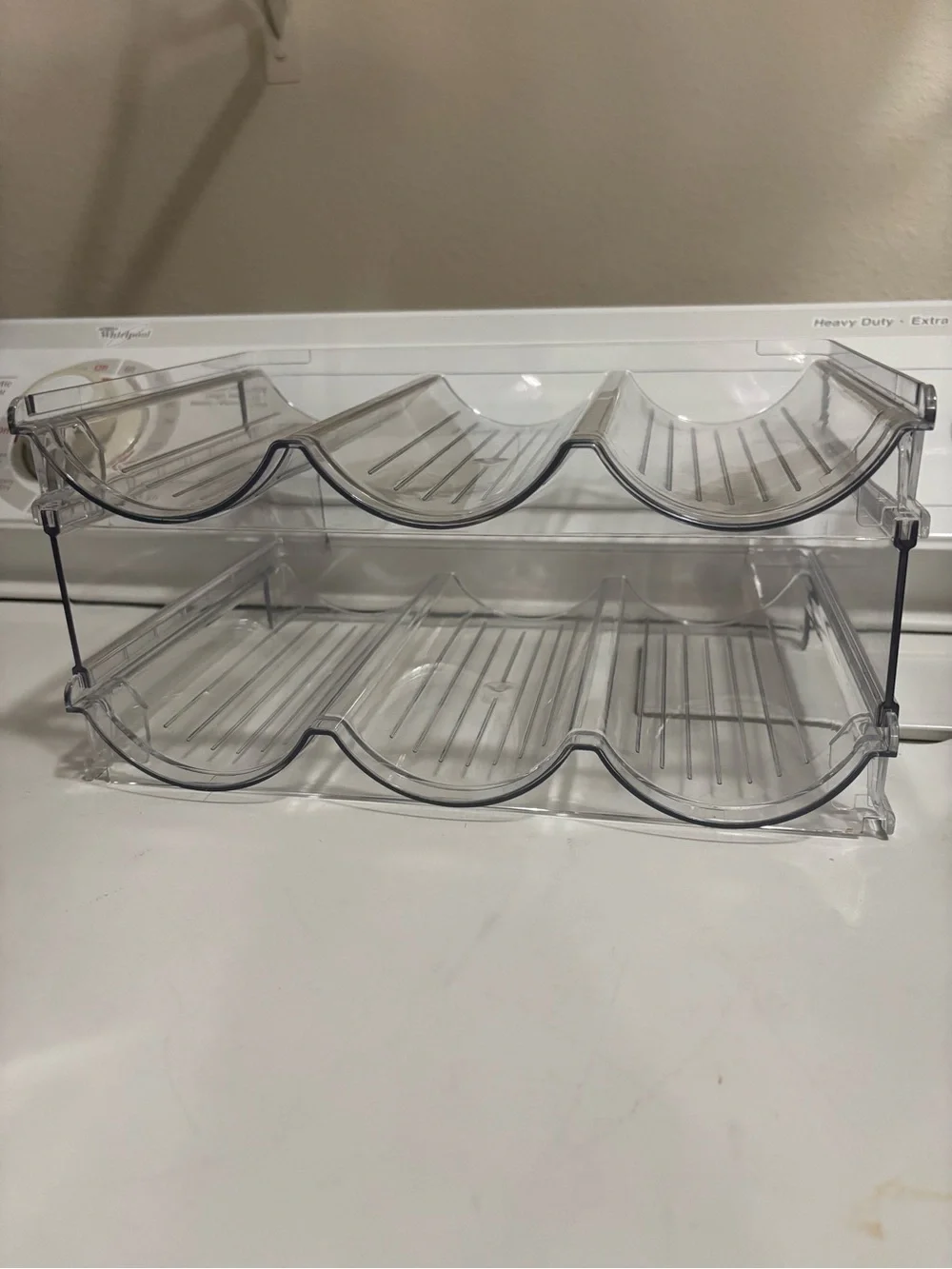 Clear 2-Tier Acrylic Bottle Organizer